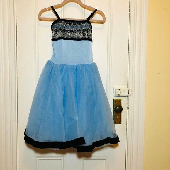 COSTUME GALLERY Dance Girls Dress Size Large LC - Picture 1 of 7